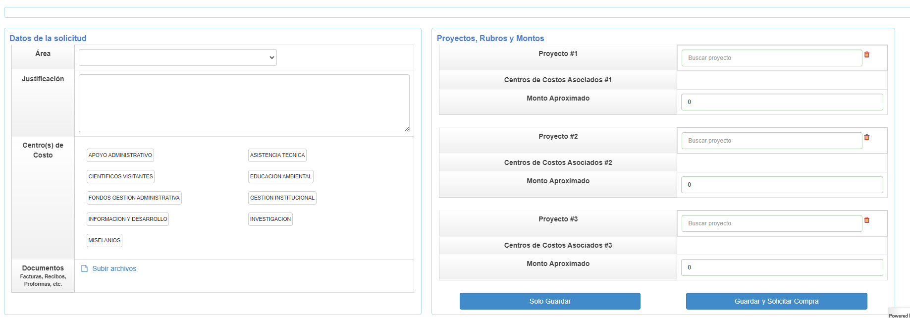 Solicitud de Comisión en el Sistema LINK