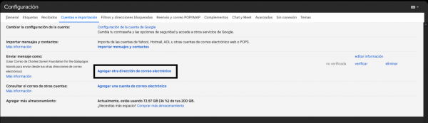 Paso 3: Cuentas e Importación Paso 3: Cuentas e Importación